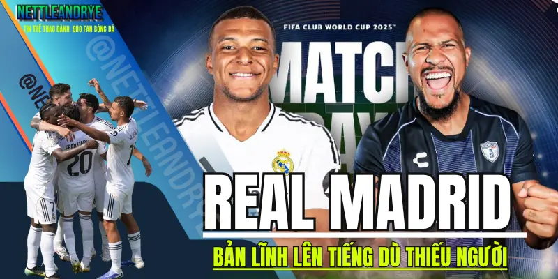 Real Madrid thắng Pachuca 3-1 dù chơi thiếu người vẫn lấn lướt